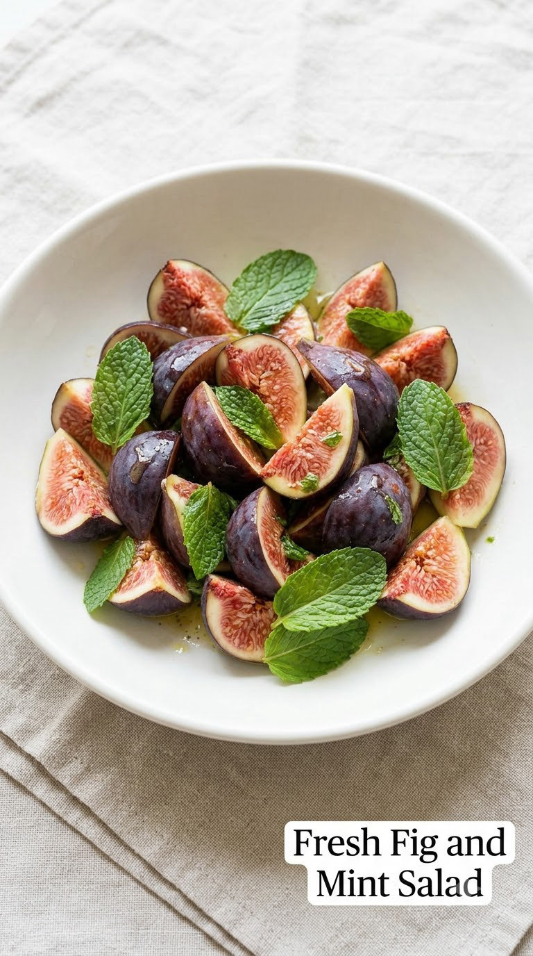 Fresh Fig and Mint Salad
