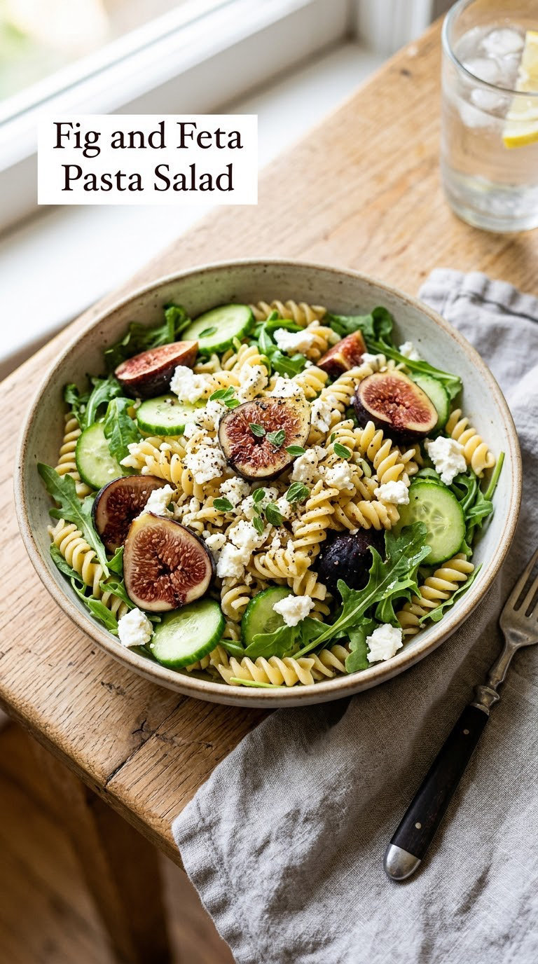 Fig and Feta Pasta Salad