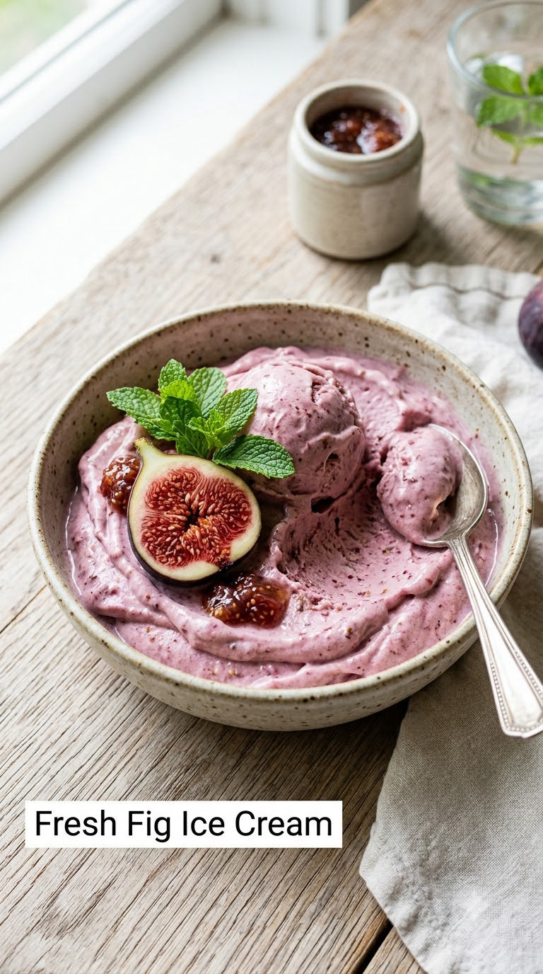 Fresh Fig Ice Cream