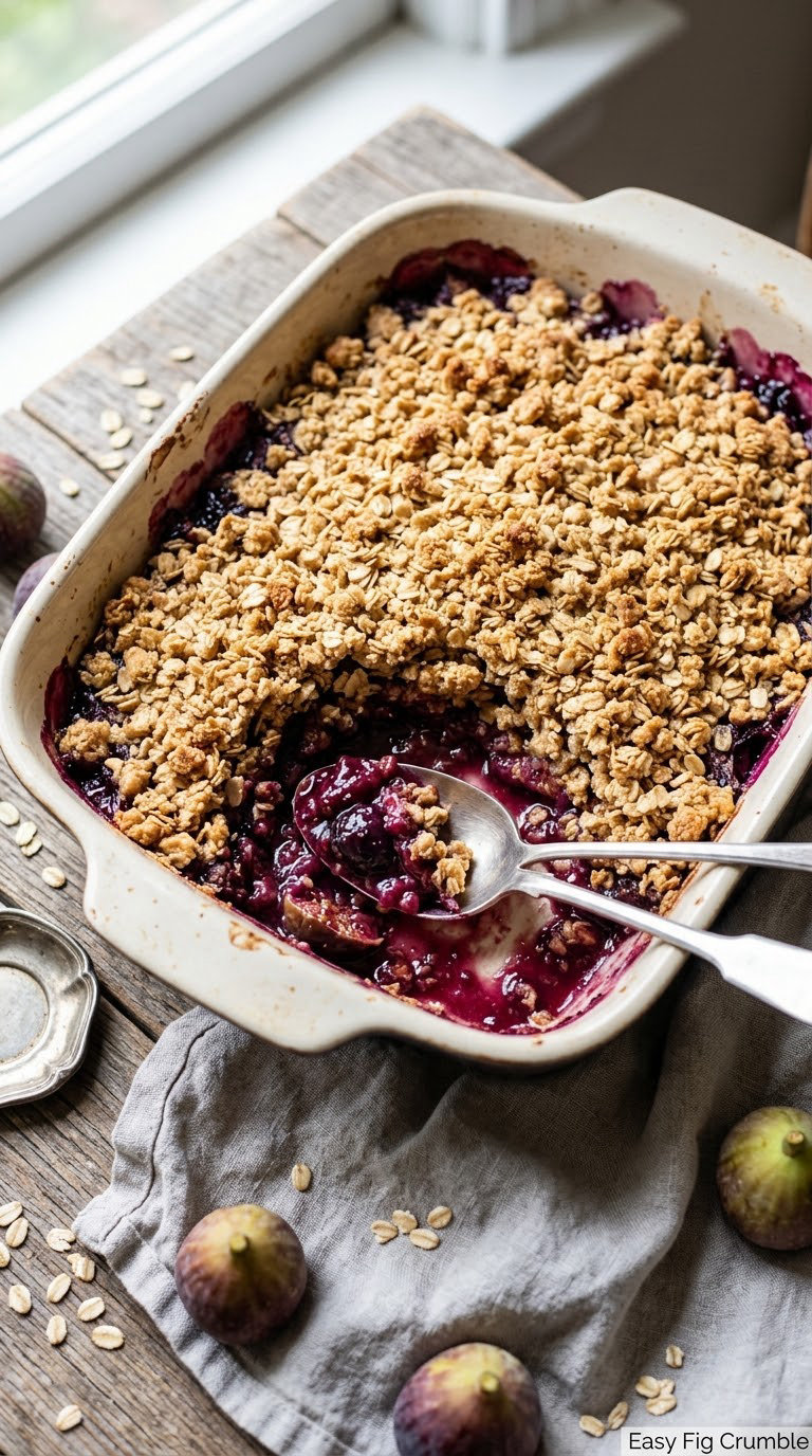 Easy Fig Crumble