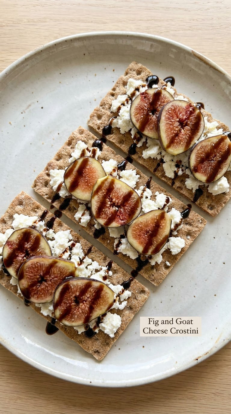 Fig and Goat Cheese Crostini