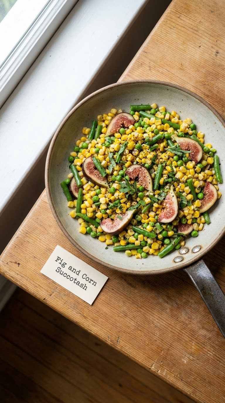 Fig and Corn Succotash