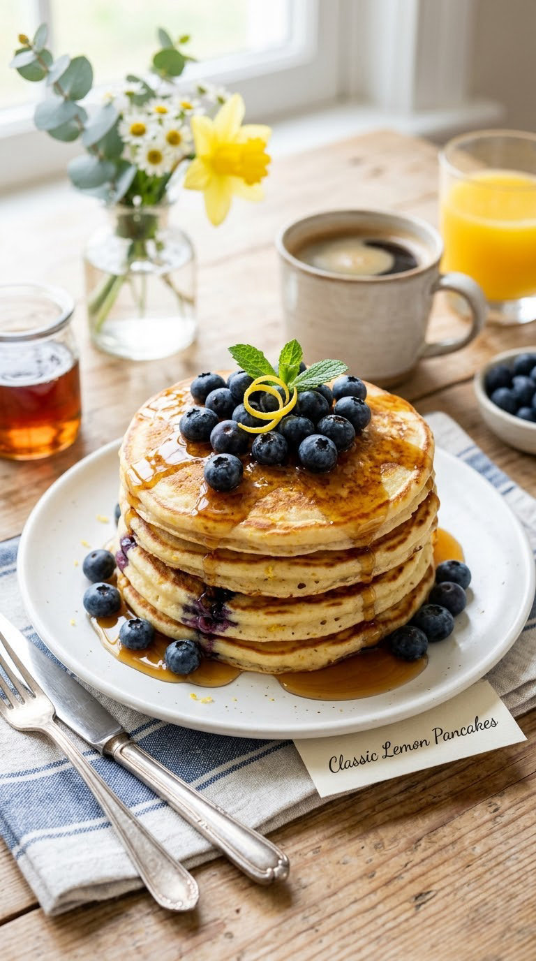Classic Lemon Pancakes