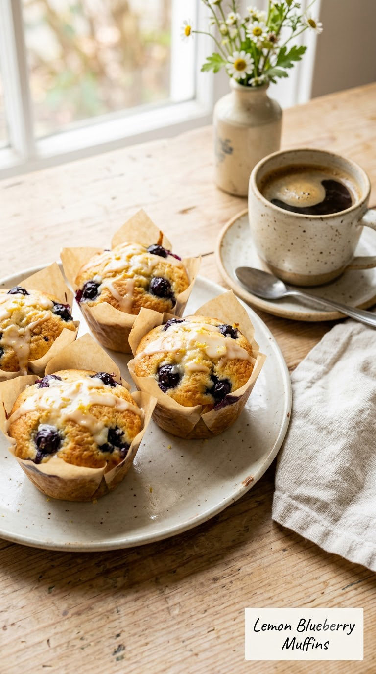 Lemon Blueberry Muffins