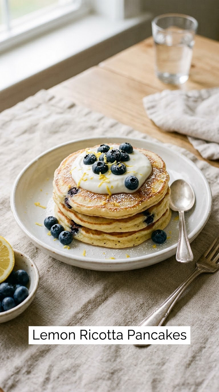 Lemon Ricotta Pancakes