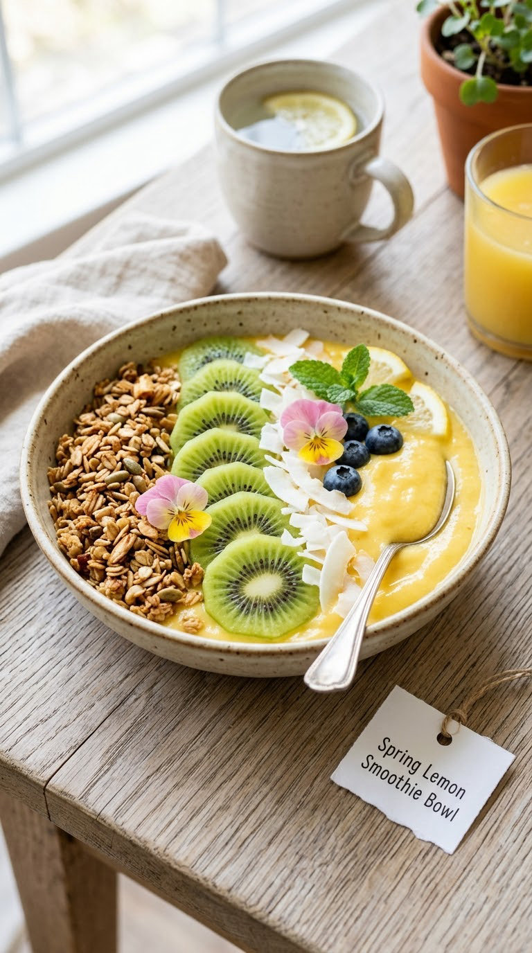Spring Lemon Smoothie Bowl