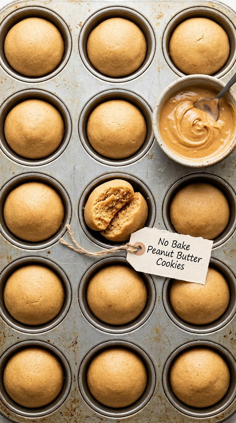 No Bake Peanut Butter Cookies
