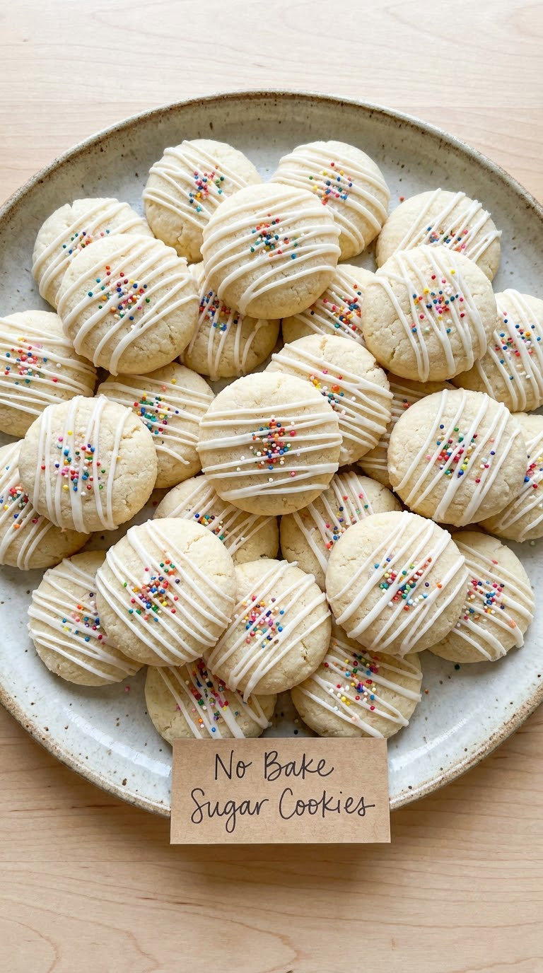 No Bake Sugar Cookies