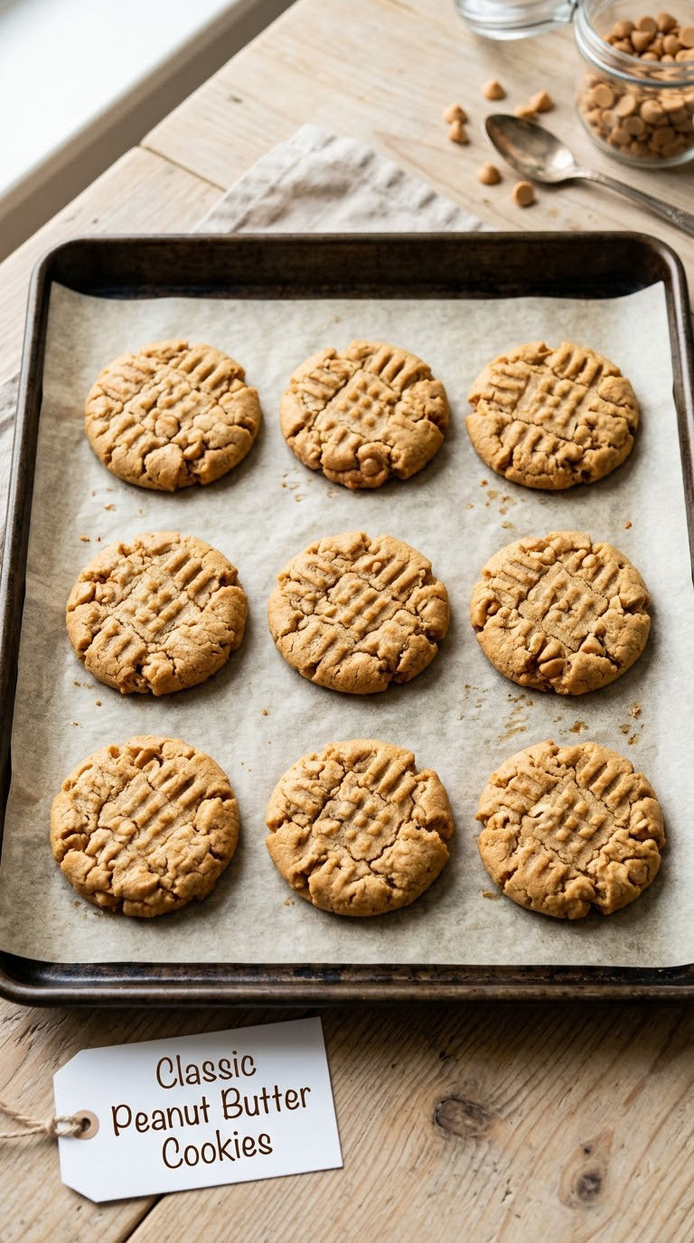 Classic Peanut Butter Cookies