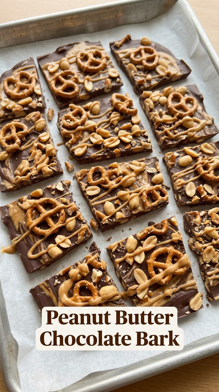 Peanut Butter Chocolate Bark