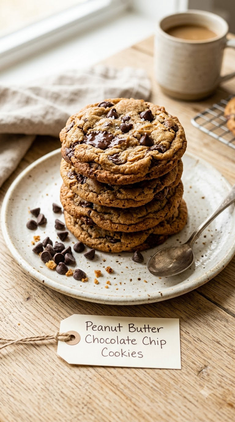 Peanut Butter Chocolate Chip Cookies