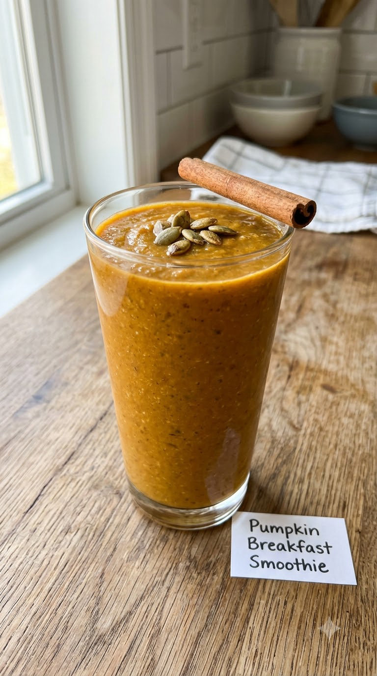 Pumpkin Breakfast Smoothie