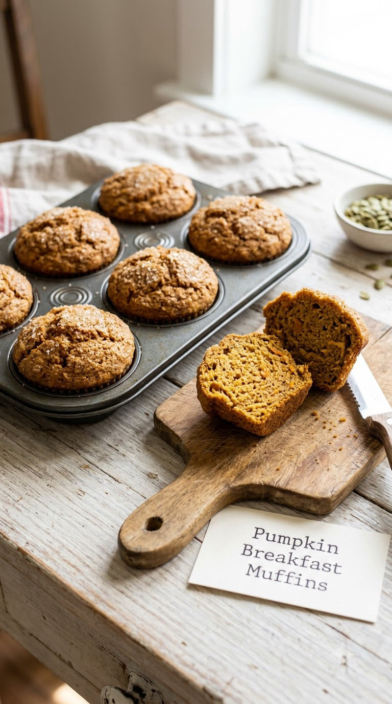 Pumpkin Breakfast Muffins