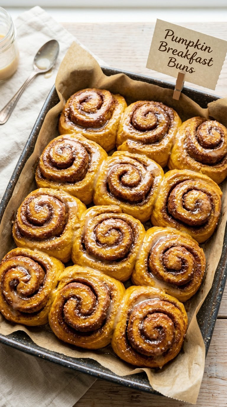 Pumpkin Breakfast Buns