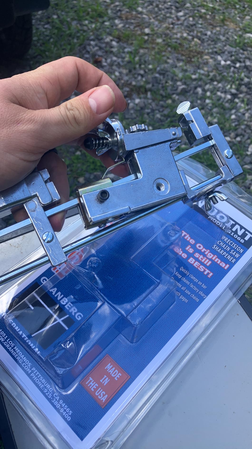 Granberg Chainsaw Sharpener, G106B, File-N-Joint Bar Mounted Guide System customer photo 1