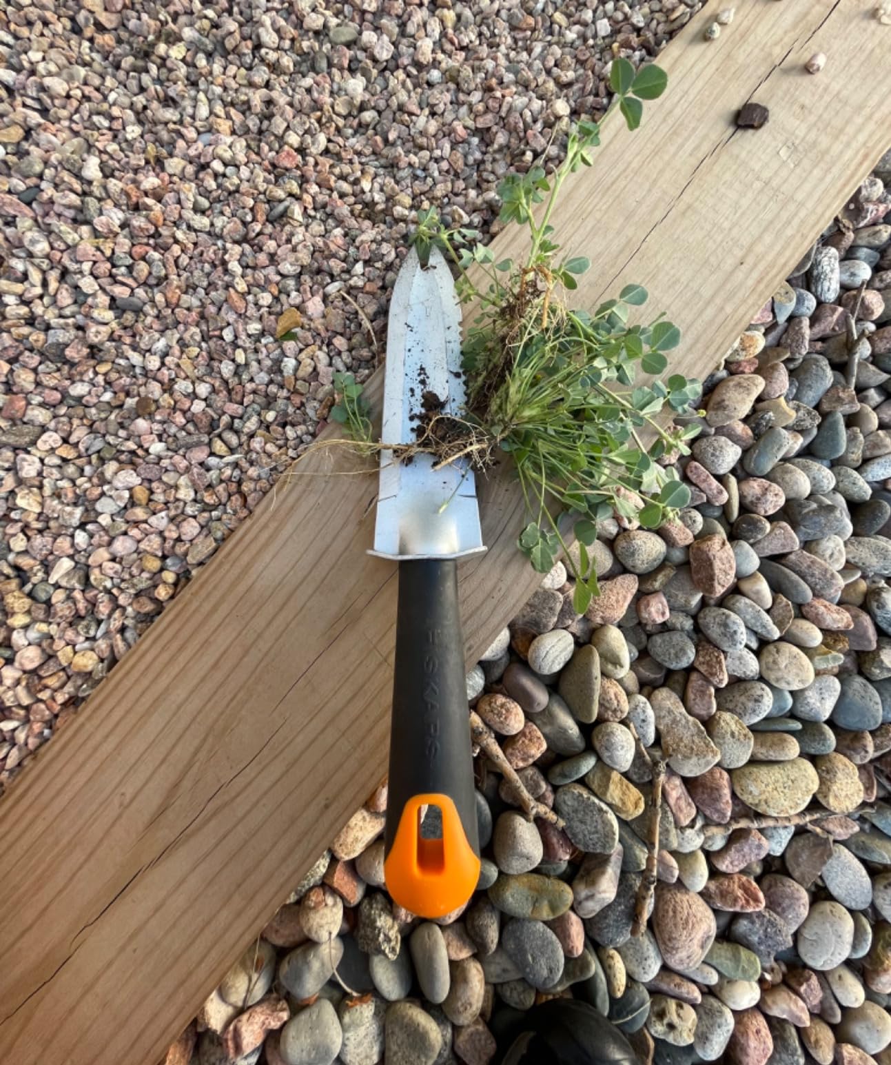 Fiskars Steel Garden Knife, Multi-Purpose Weed Puller Gardening & Yard Tool customer photo 2