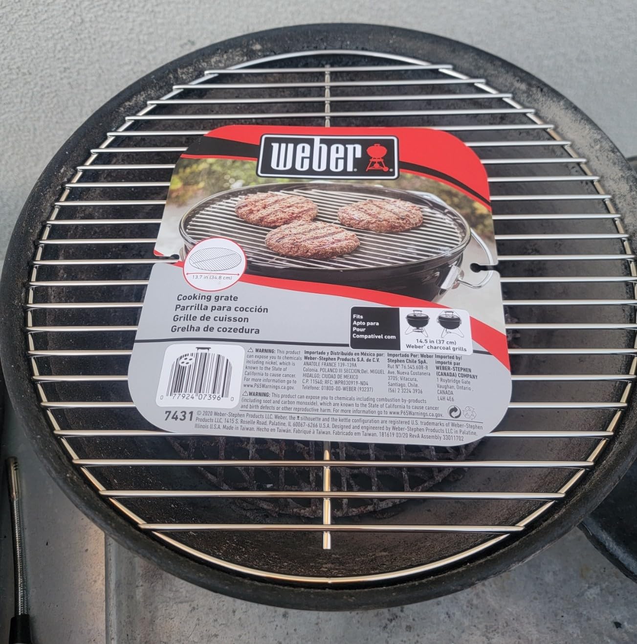 Weber® Charcoal Cooking Grate for 14