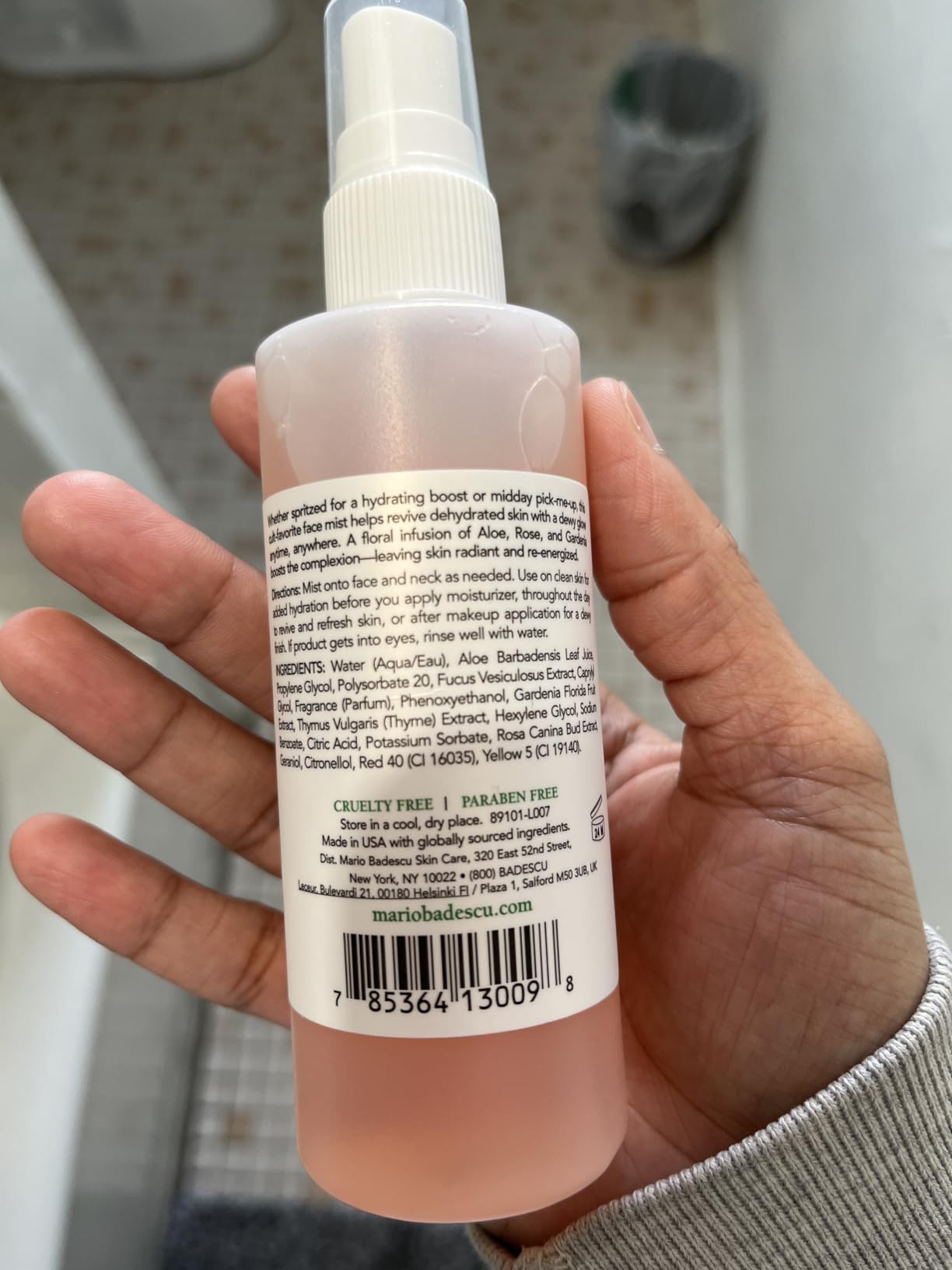 Mario Badescu Facial Spray with Aloe, Herbs and Rose Water for All Skin Types, Face Mist that Hydrates, Rejuvenates & Clarifies customer photo 1