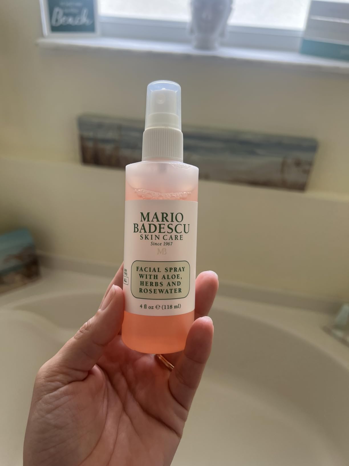 Mario Badescu Facial Spray with Aloe, Herbs and Rose Water for All Skin Types, Face Mist that Hydrates, Rejuvenates & Clarifies customer photo 2