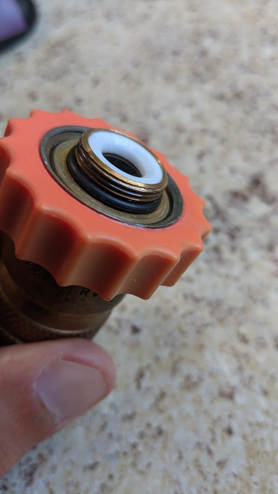 Valterra RV Hi-Flow Water Regulator, Lead-Free Brass Hi-Flow Water Regulator for Camper, Trailer, RV Plumbing System, 50-55 psi customer photo 1