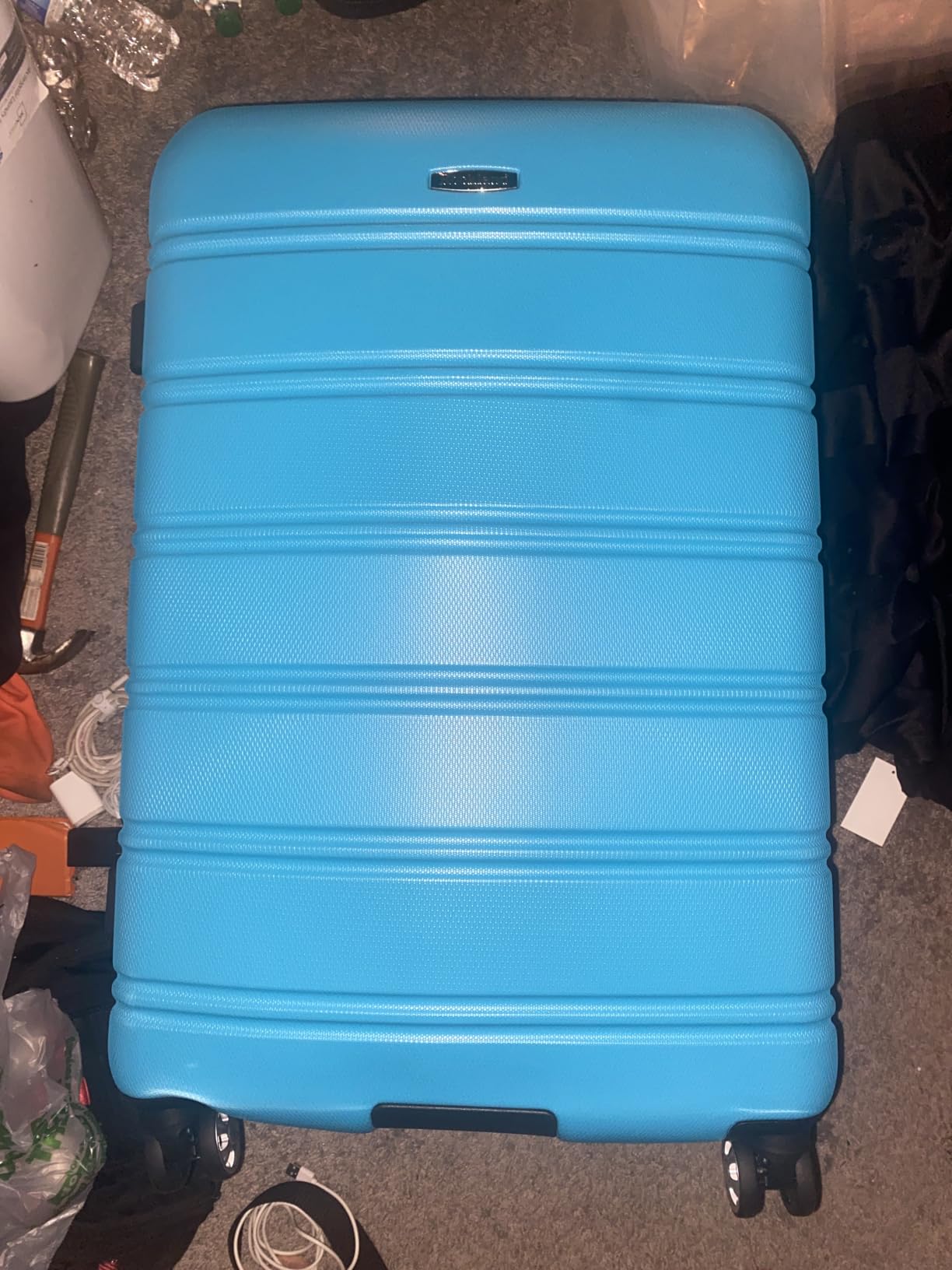 Rockland Melbourne Hardside Expandable Spinner Wheel Luggage, Carry-On 20
