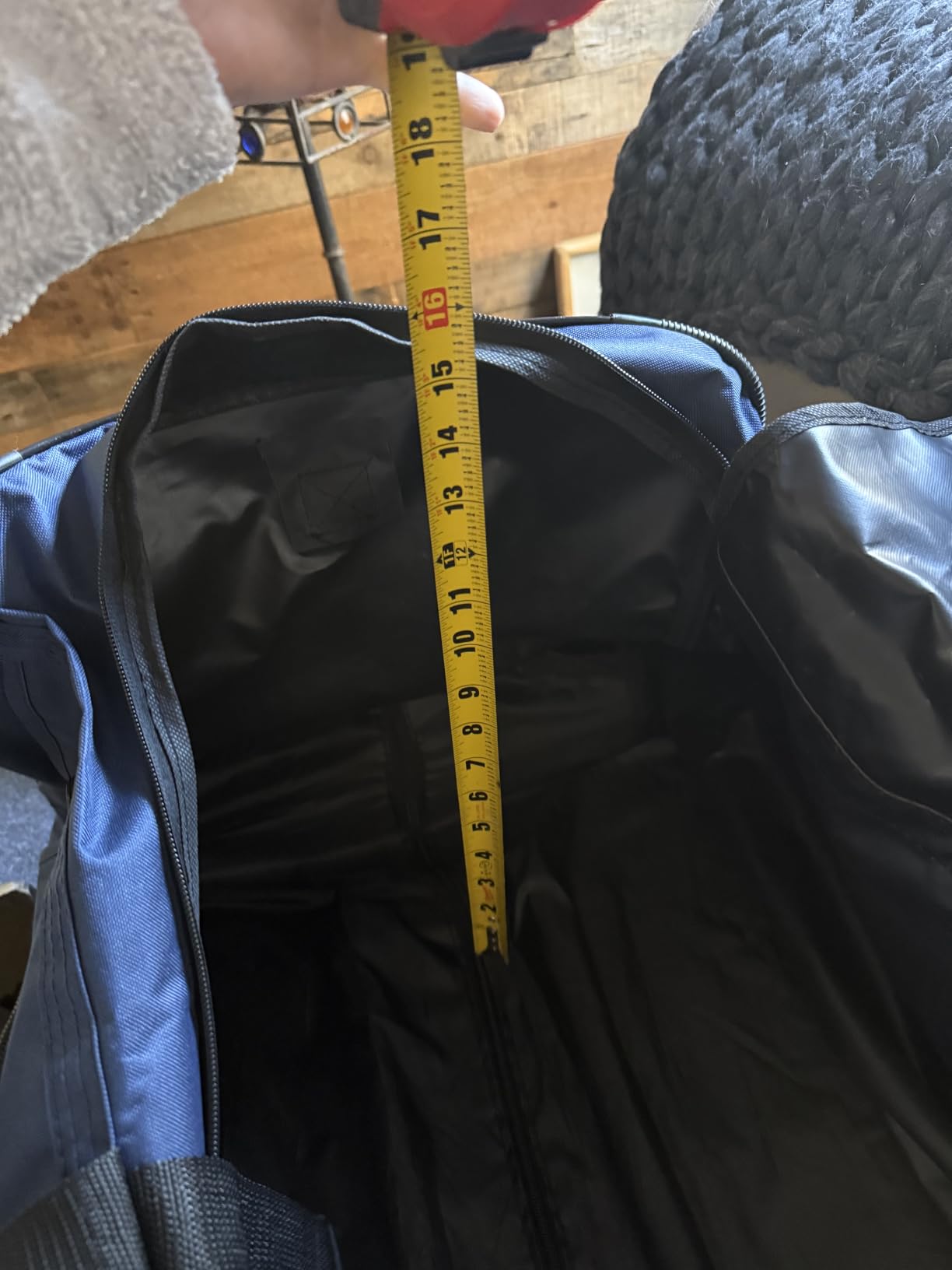 Rockland Rolling Duffel Bag, Black, 22