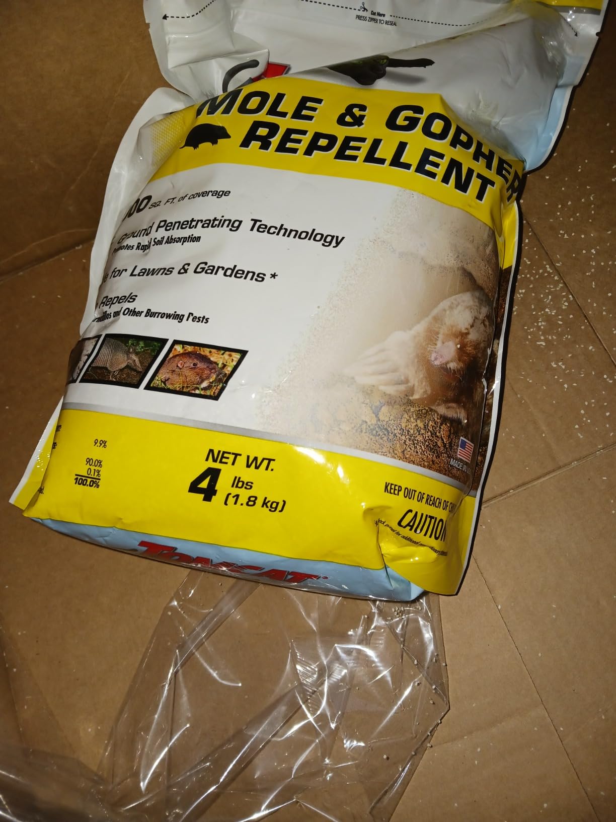 Tomcat Mole & Gopher Repellent Granules, 4 lbs. customer photo 2