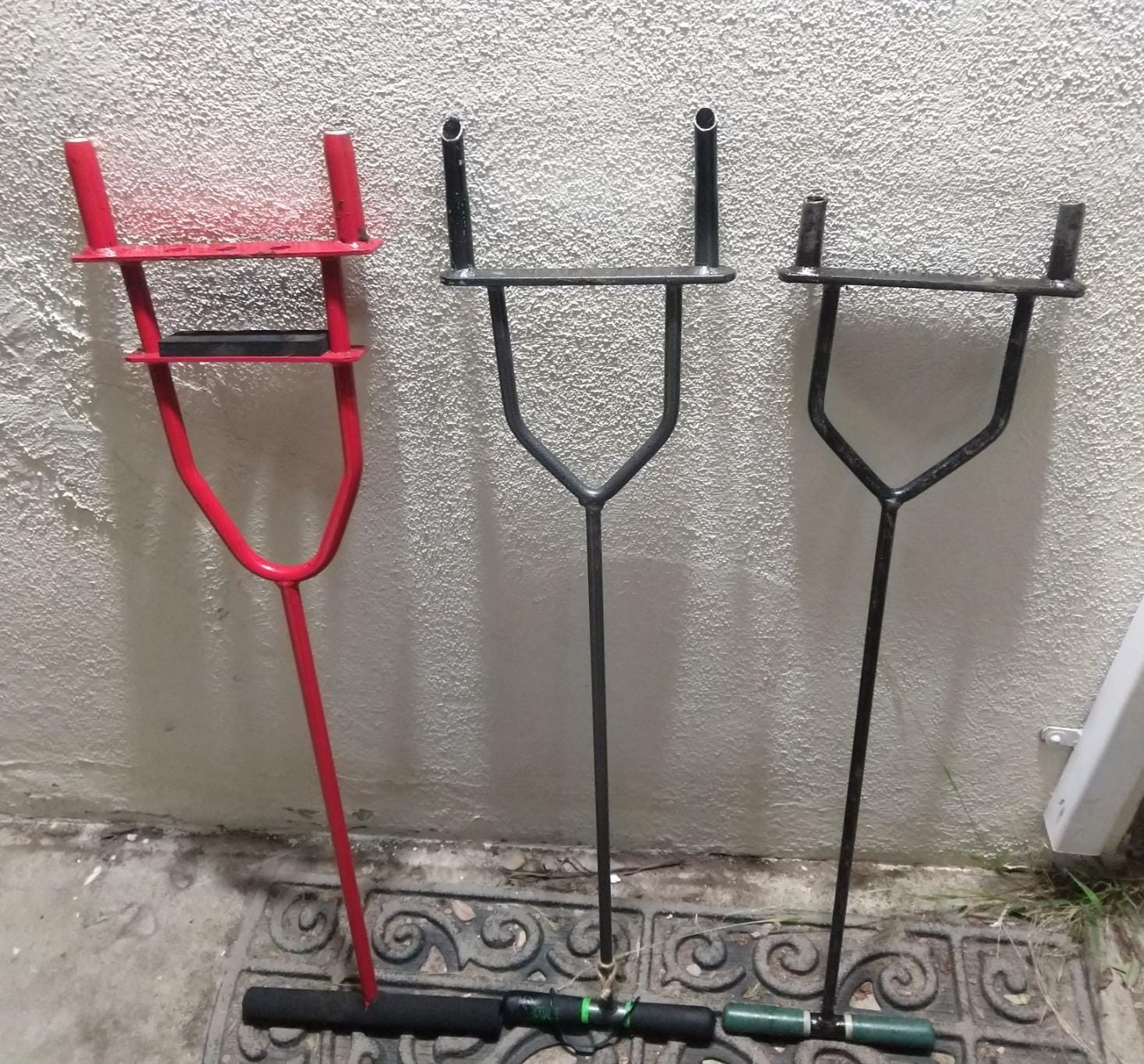 Yard Butler Manual Lawn Coring Aerator, ID-6C - Lawn Care Tool for Aerating - Long-Handled - Power-Coated Steel Construction - Comfortable Cushioned Handles Garden Tool - Easy to Use customer photo 1