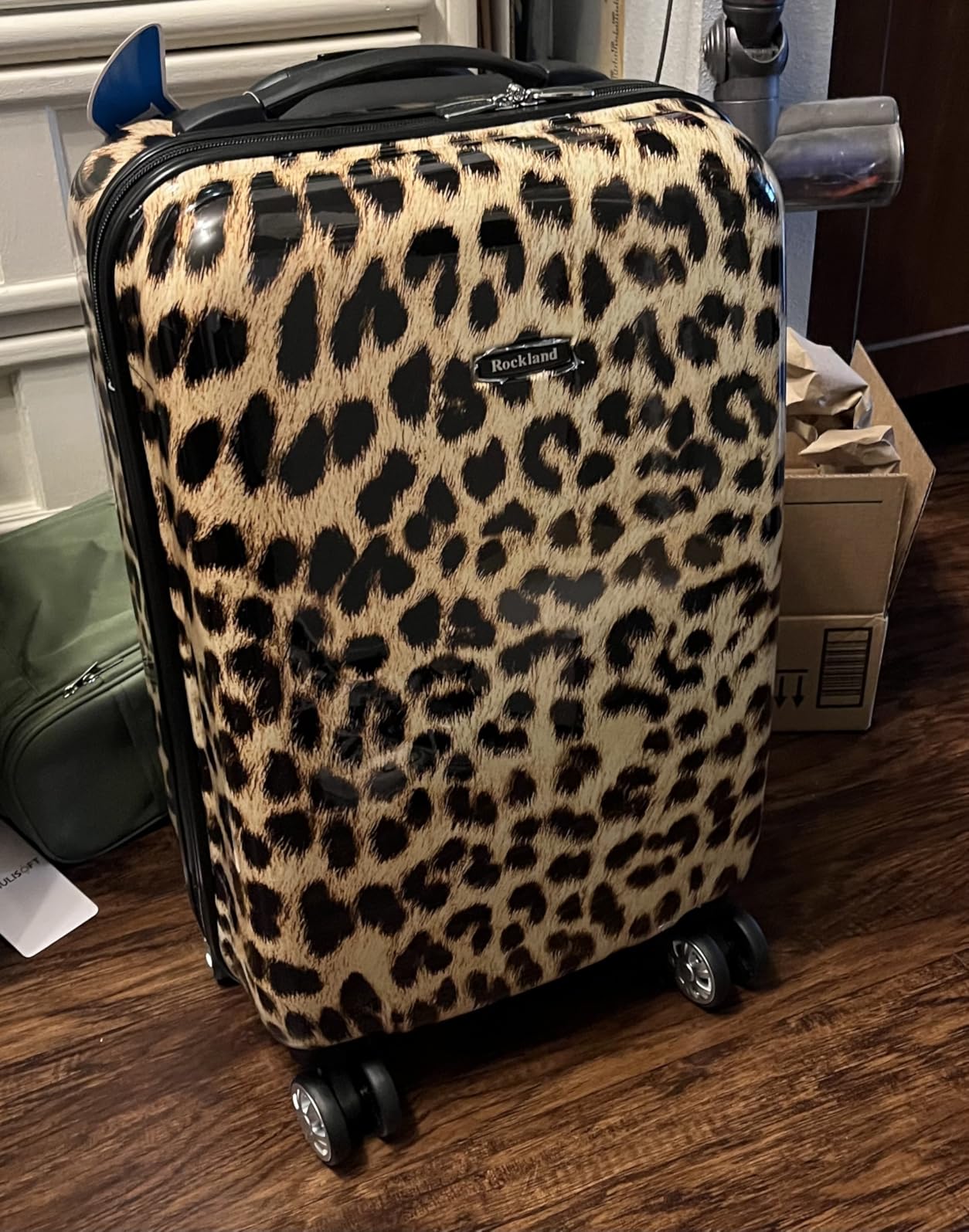 Rockland Safari Hardside Spinner Wheel Luggage, Carry-on 20