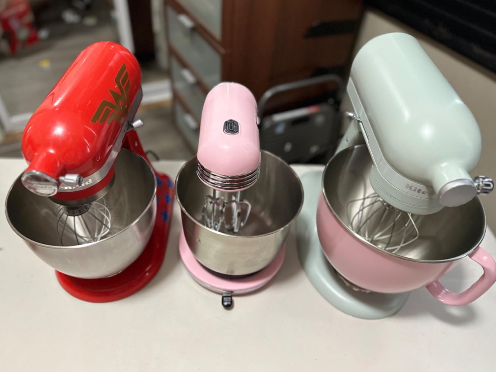 Dash Everyday Stand Mixer - Compact Tilt-Head Stand Mixer for Everyday Recipes - 6-Speed Power with Stainless Steel Bowl - Pink, 3-Quart customer photo 1