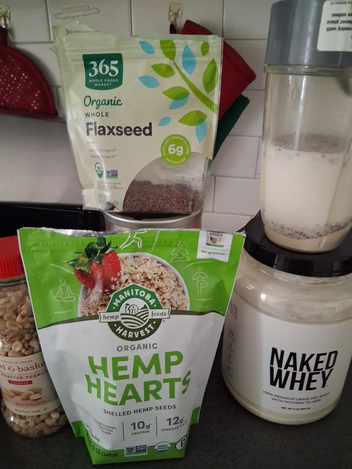 NAKED Whey 2LB 100% Grass Fed Whey Protein Powder - Only 1 Ingredient, Unflavored Whey Protein, NSF Certified, Undenatured, Gluten Free, Soy Free, No GMOs, No Preservatives customer photo 2