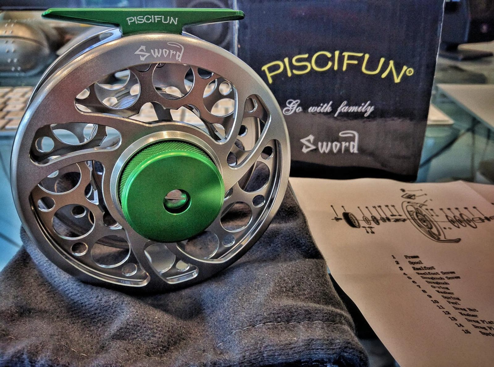 Piscifun Sword Fly Fishing Reel, CNC-Machined Aluminum Alloy Fly Reel customer photo 1