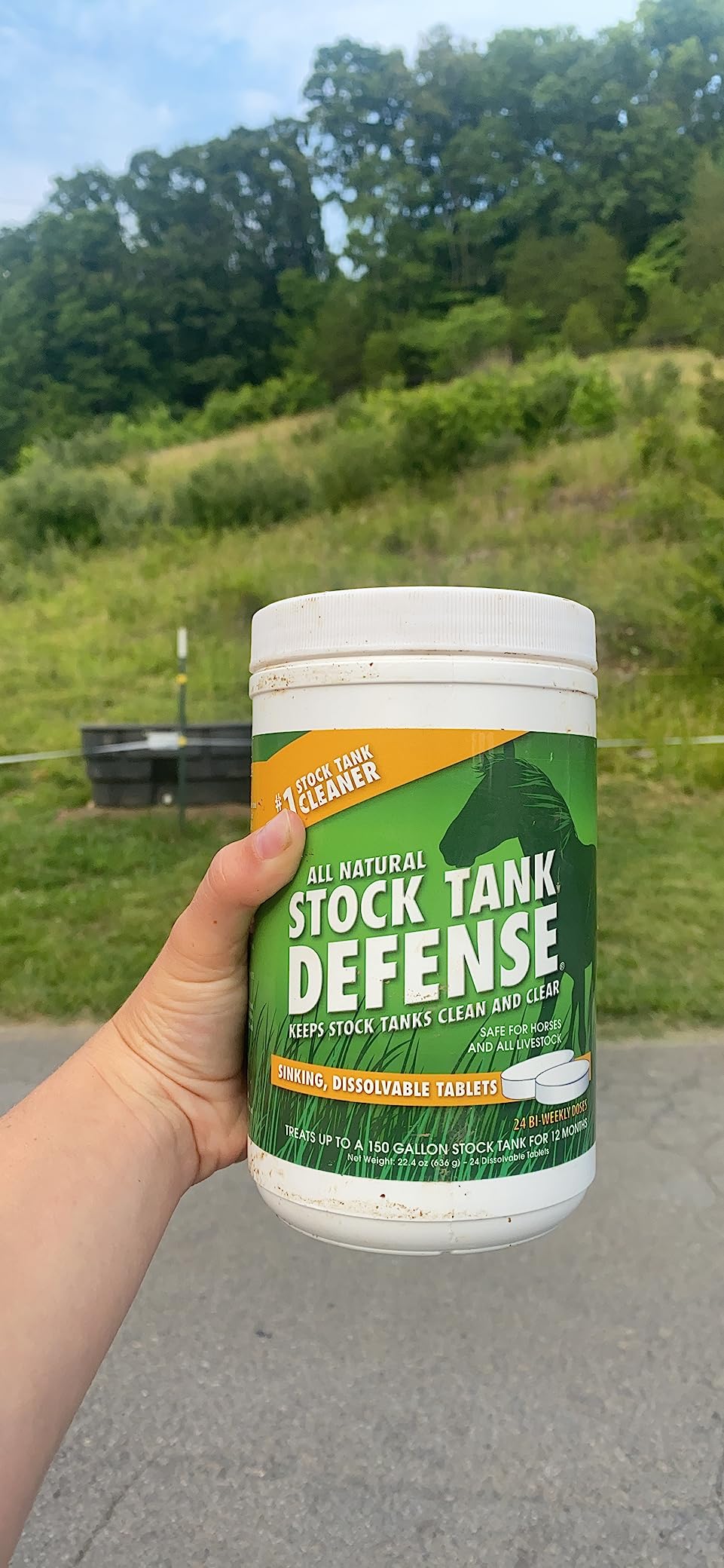 Airmax Stock Tank Defense Livestock Water Trough Cleaner Treatment, 24 Tabs customer photo 1