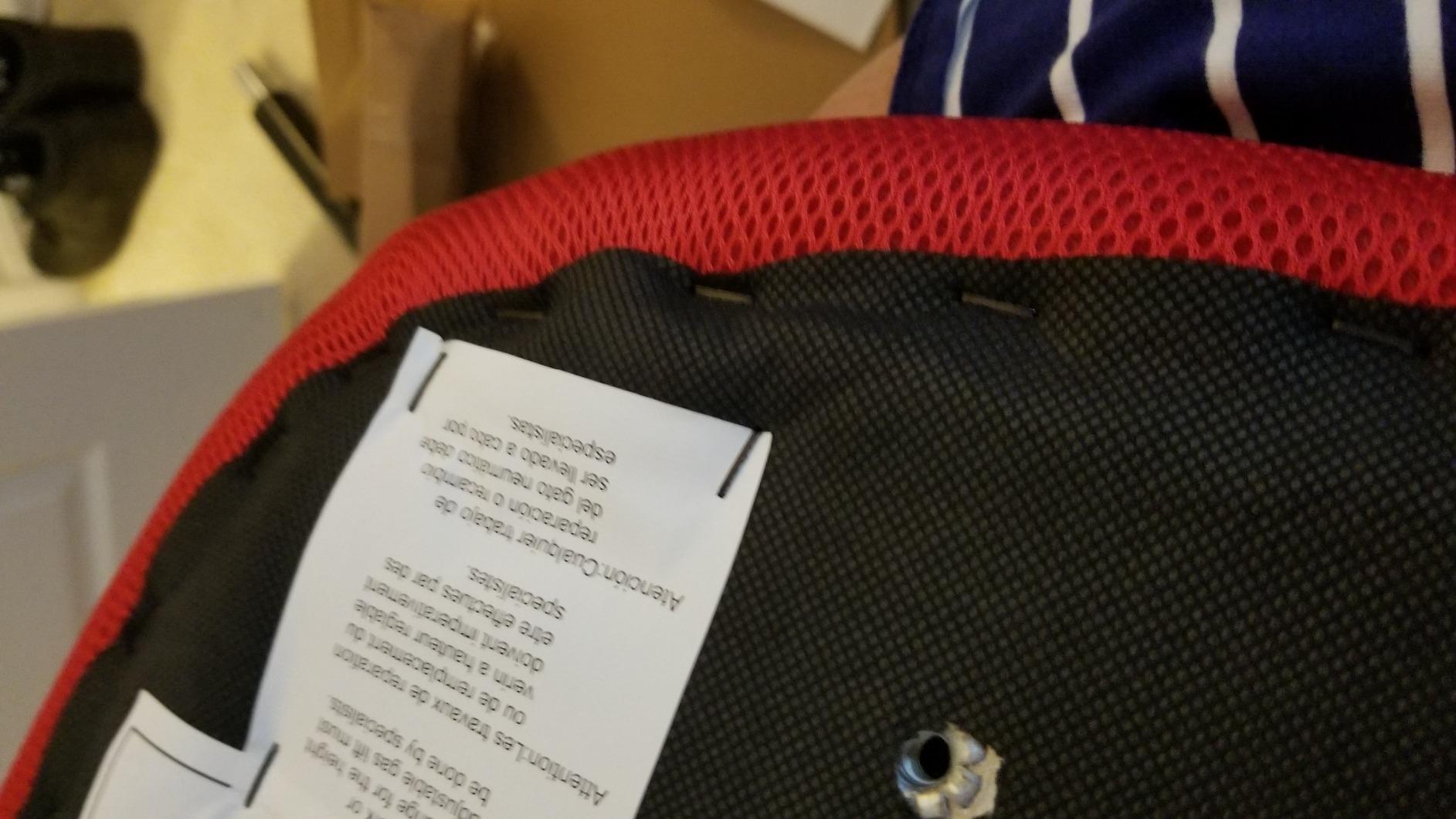Amazon Basics Low Back Mesh Chair customer photo 1