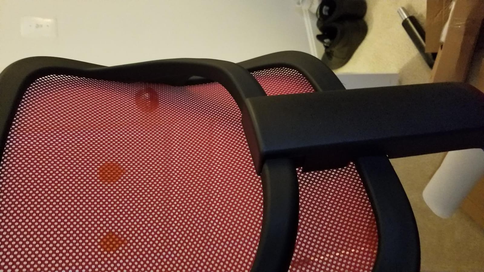 Amazon Basics Low Back Mesh Chair customer photo 2