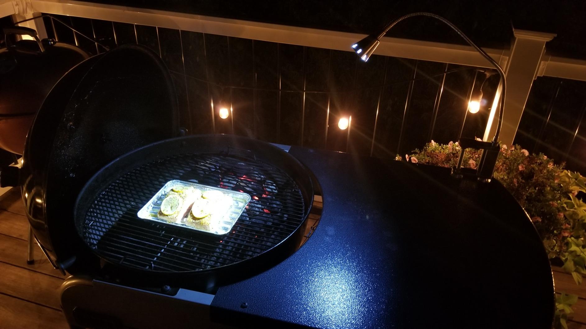 Flexible Magnetic Grill Light (Silver, 1 Pack) customer photo 2