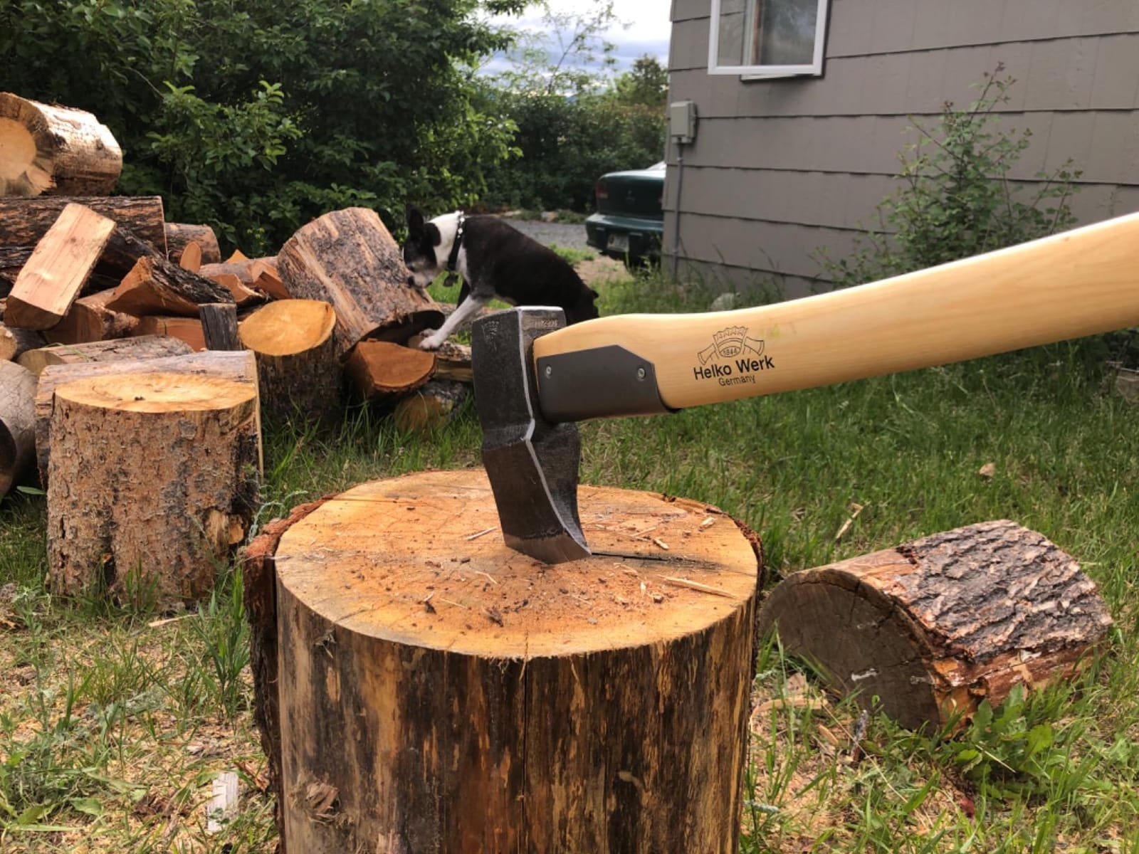 1844 Helko Werk Germany Traditional Saxon Heavy Log Splitting Axe (13588) customer photo 1