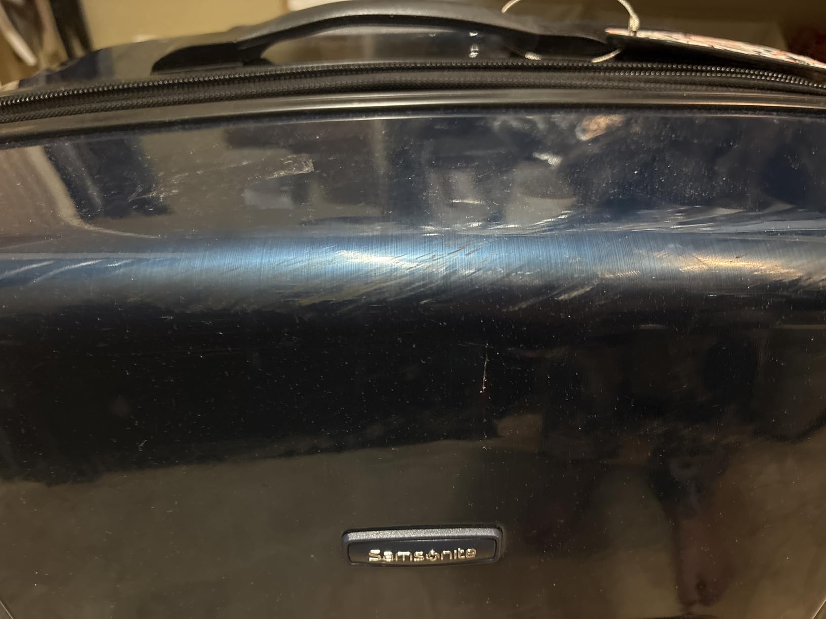 Samsonite Winfield 2 Hardside Expandable Luggage with Spinner Wheels, Burgundy, Checked-Large 28-Inch customer photo 1