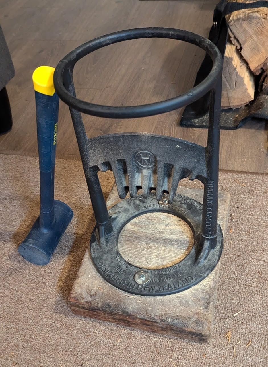 Kindling Cracker Original Firewood Kindling Splitter, 6.5in. Opening customer photo 2