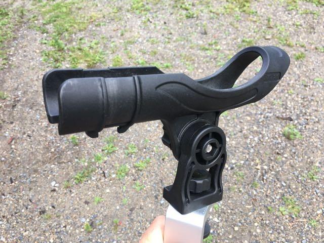 Brocraft Power Lock Fully Adjustable Aluminum Large Opening Clamp Rod Holder for Jon Boat customer photo 2
