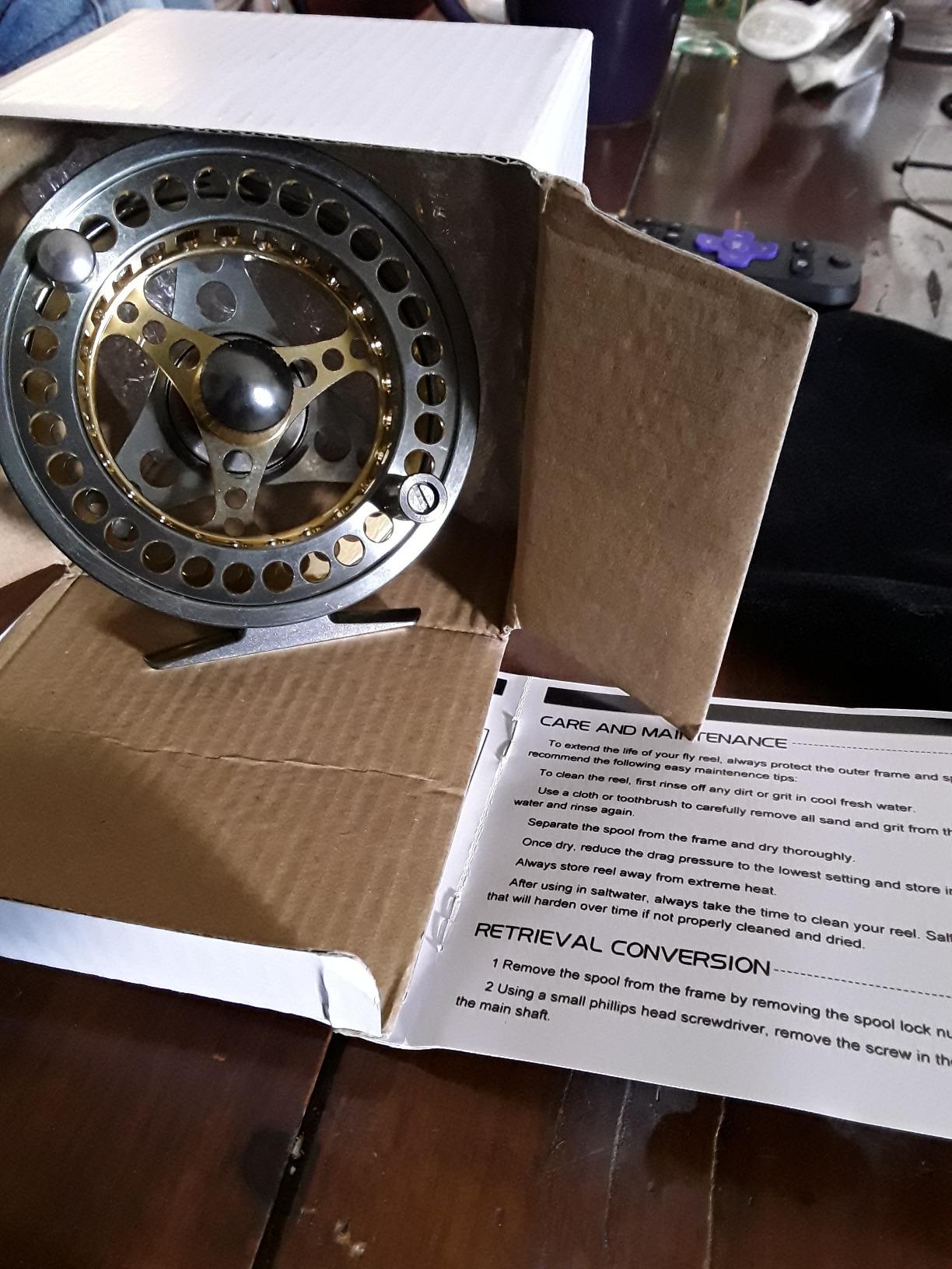 Sougayilang Fly Fishing Reel Large Arbor 2+1 BB with CNC-machined Aluminum Alloy Body and Spool in Fly Reel customer photo 2