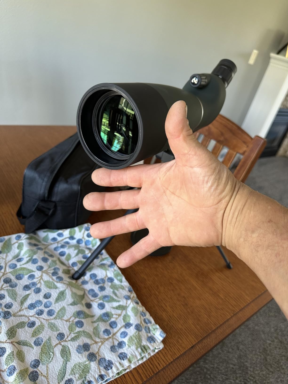 SVBONY SV28 Spotting Scope, Angled 25-75x70 with Tripod for Target Shooting customer photo 2