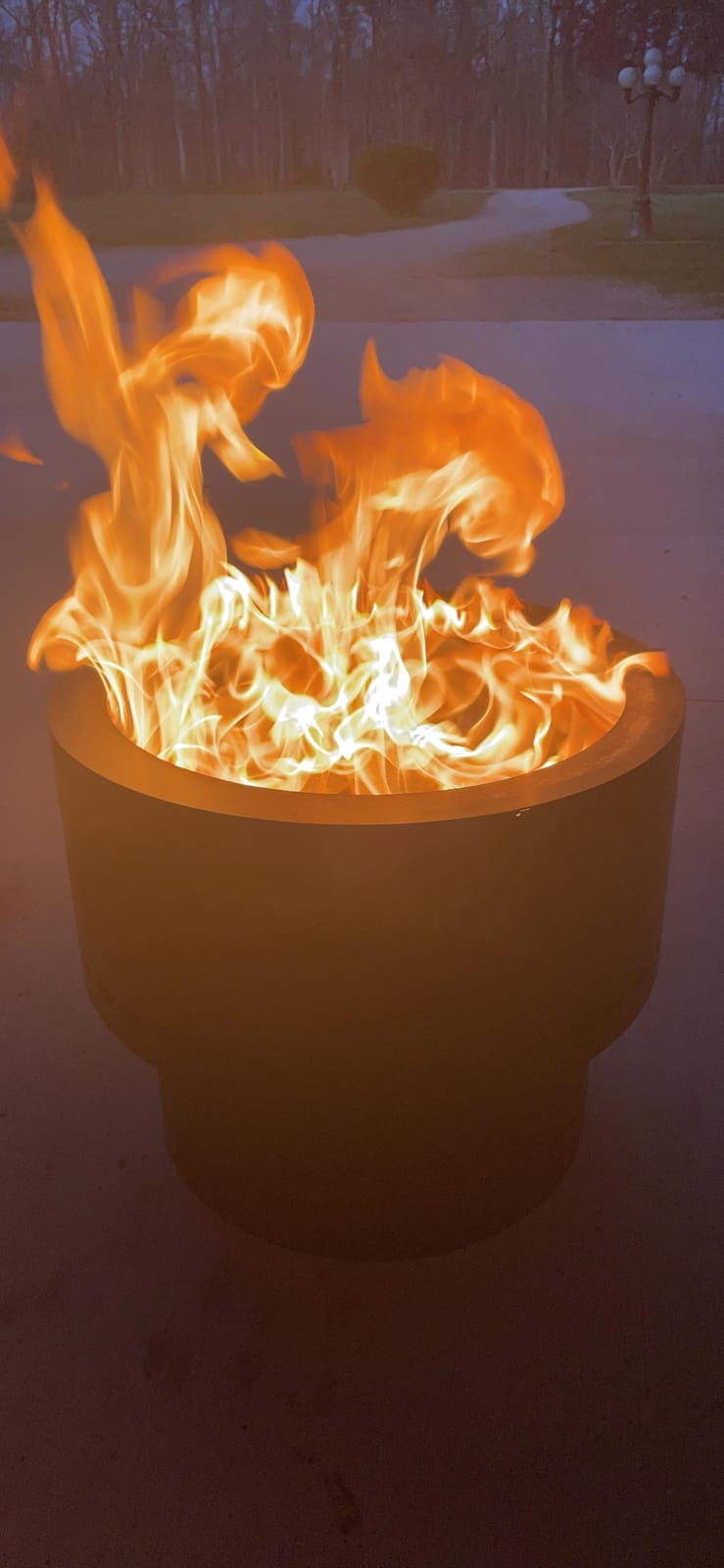 Flame Genie Portable Smokeless Wood Pellet Outdoor Fire Pit, 19