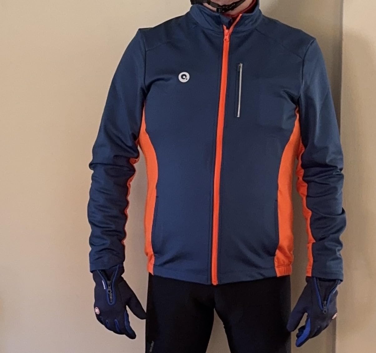 Przewalski Men's Winter Cycling Jacket, Thermal Windproof Running Coat customer photo 2