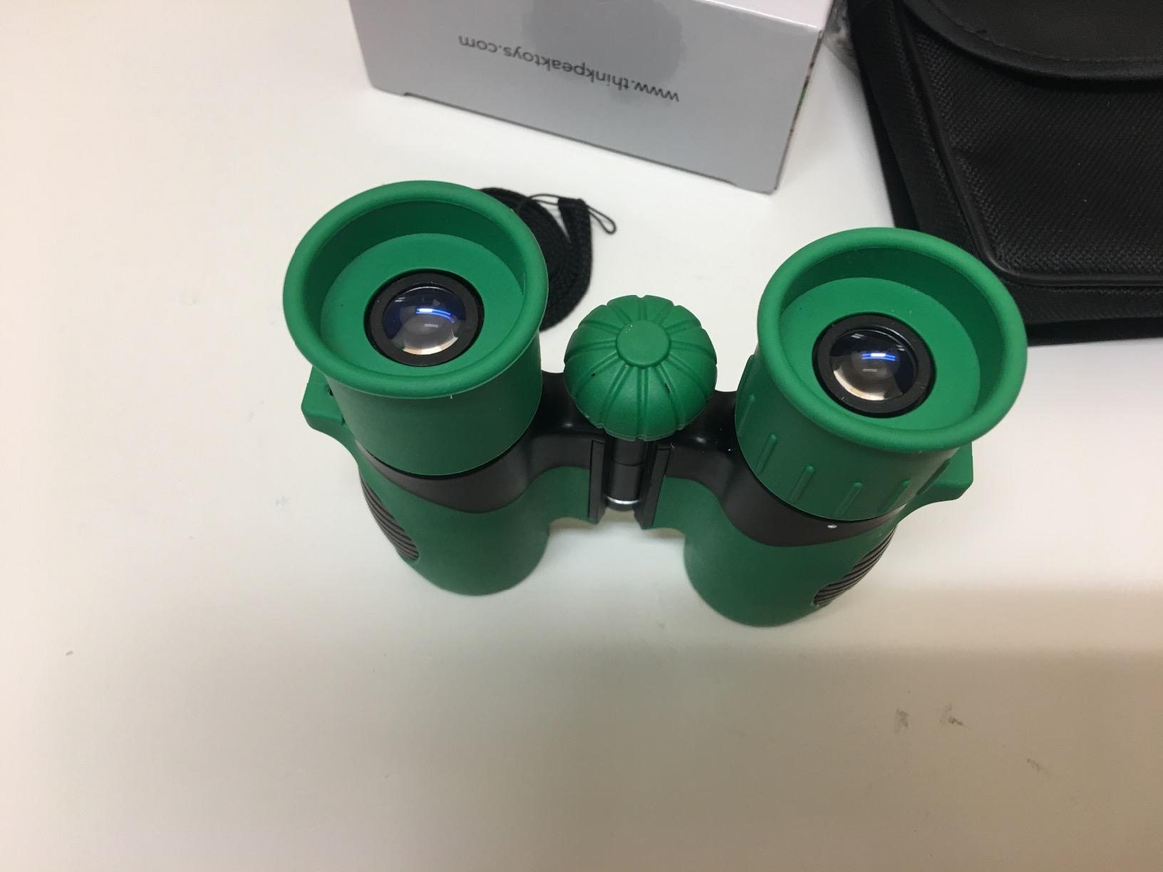 Think Peak Green Binoculars Science Toy for Kids Ages 3-12 Years - Real Compact Outdoor Adventure & STEM Educational Nature Hiking Explorer for Bird Watching, Camping Children’s Birthday Gift customer photo 1