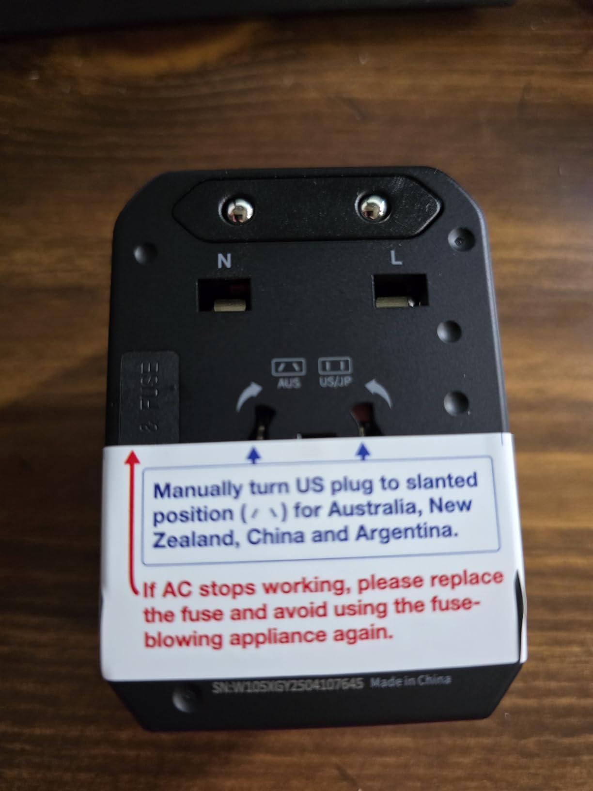 EPICKA Universal Travel Adapter with 1AC/3 USB-C/2 USB-A Ports customer photo 2