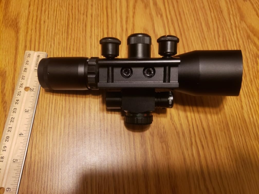 MidTen 2.5-10x40 Red Green Illuminated Mil-dot Scope with Red/Green Laser Combo - Green Lens Color & Mounts customer photo 1