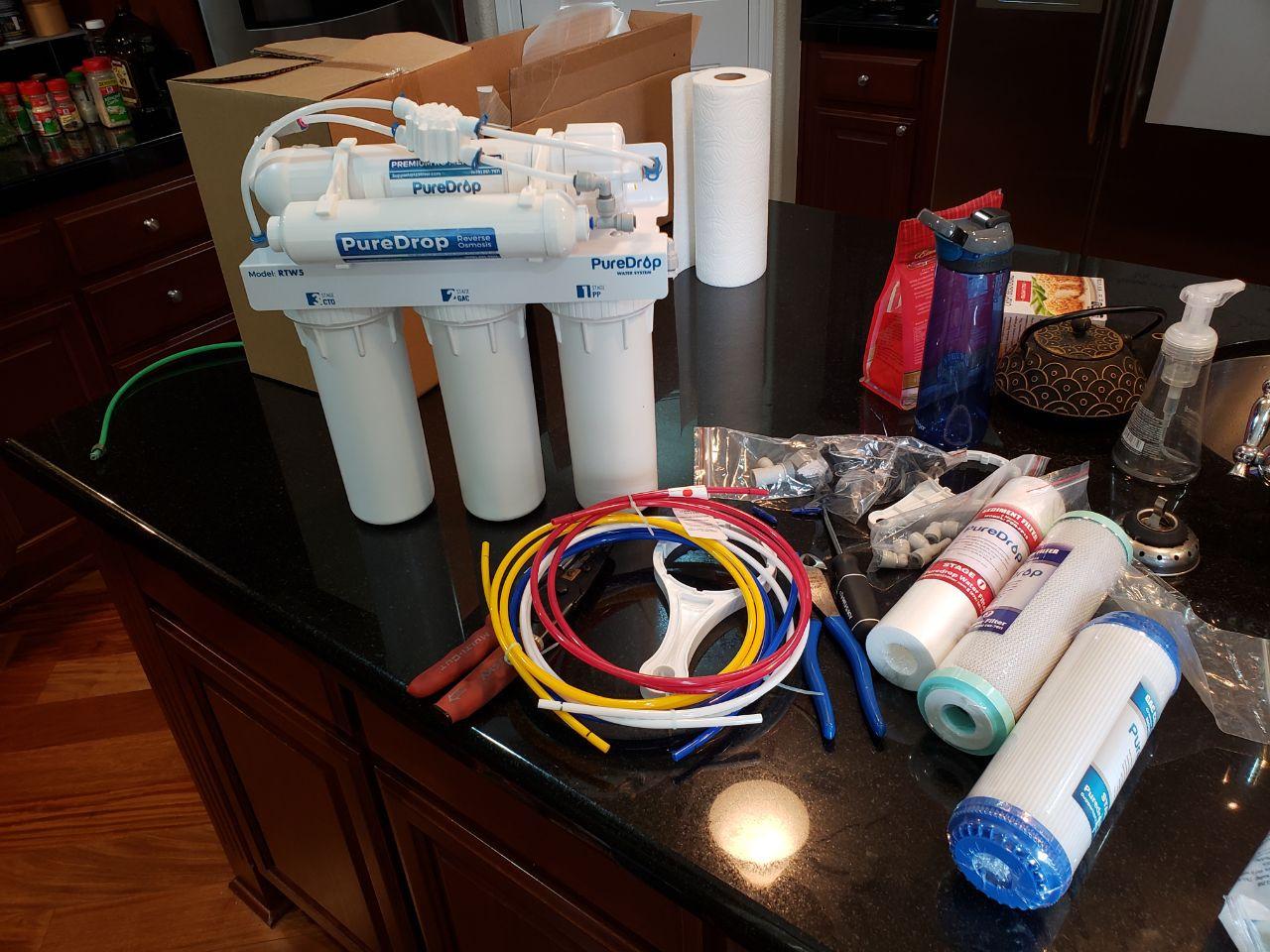 PureDrop RTW5 5-Stage Reverse Osmosis Water Filter System customer photo 2