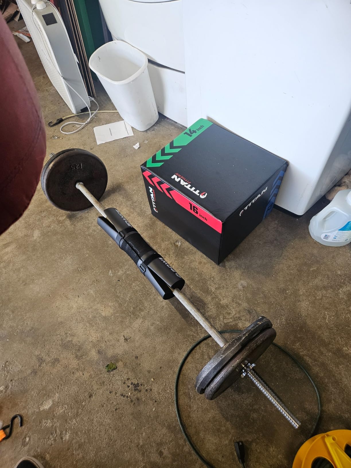Titan Fitness 3-in-1 Heavy Foam Plyometric Jump Box customer photo 1