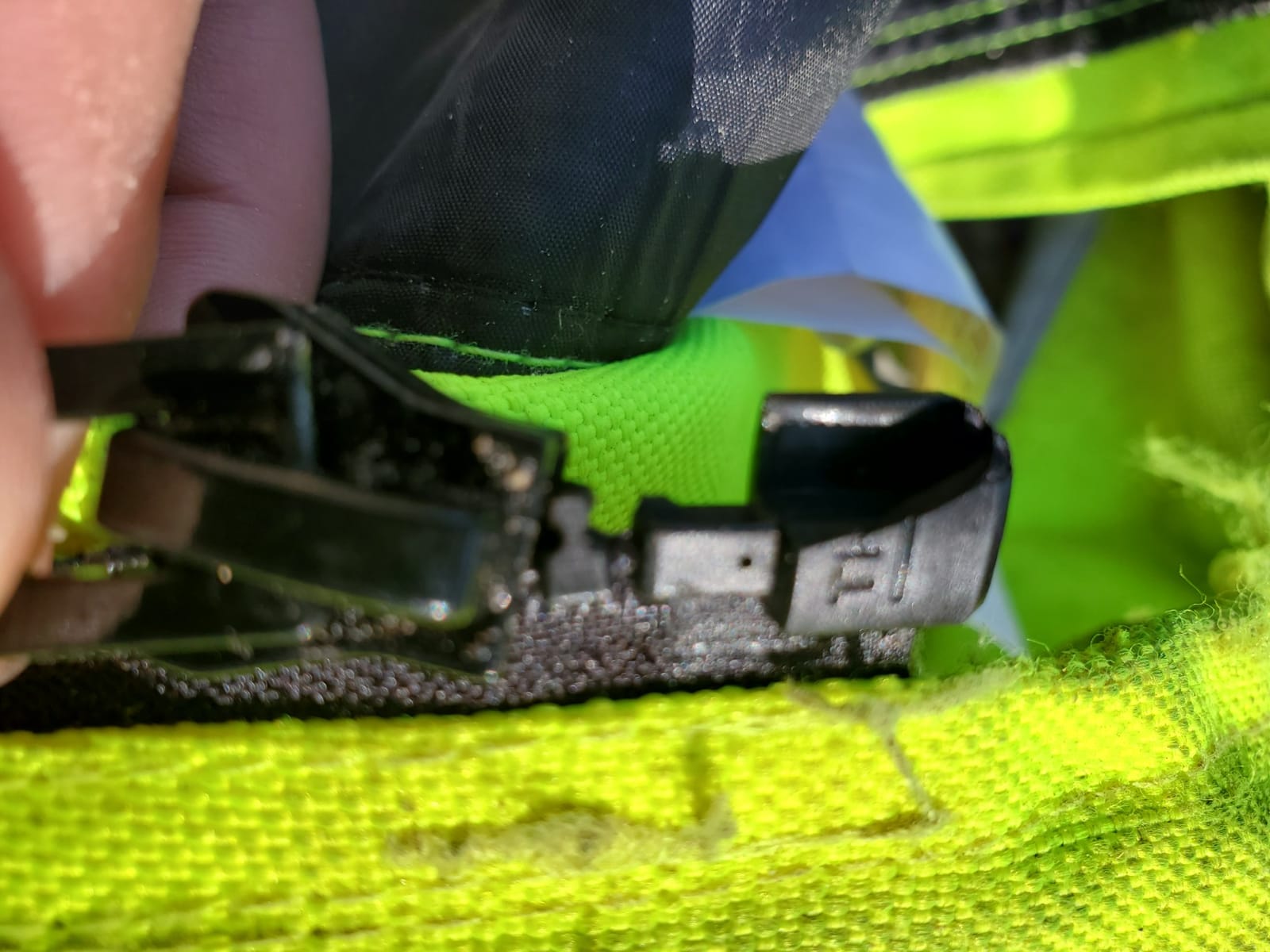 FORESTER EZ-Zip Wrap Around Chainsaw Chaps - 360 Degree Below The Knee Protection - Adjustable Belt Chain Saw Chaps for Men or Women - Full Wrap Zipper Chainsaw Pants (35in, Safety Green) customer photo 2